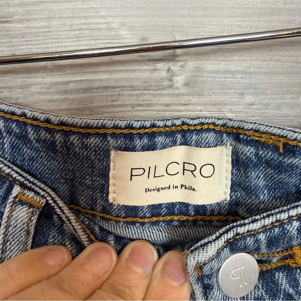 Anthropologie Pilcro & The Letterpress High-Rise Wide-Leg Jeans - Size 29 - Picture 2 of 7